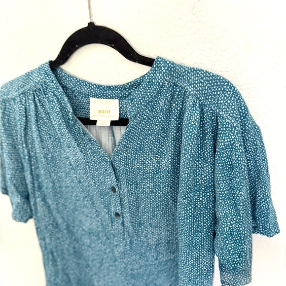 Anthropologie Maeve Windham Tunic Flowy Boho Top - Picture 4 of 8